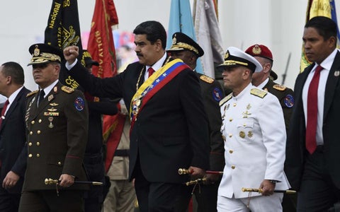 Nicolás Maduro, tras su posesión