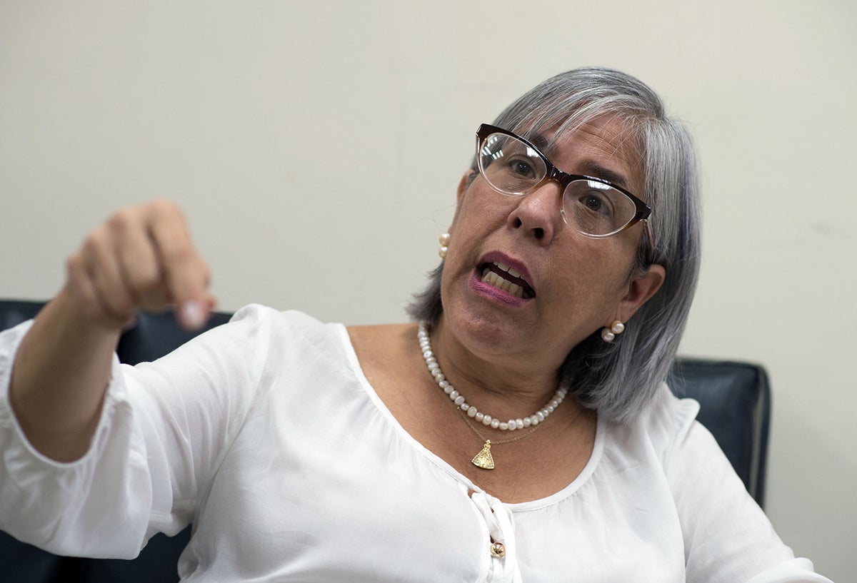 Norka Márquez, madre de Juan Guaidó