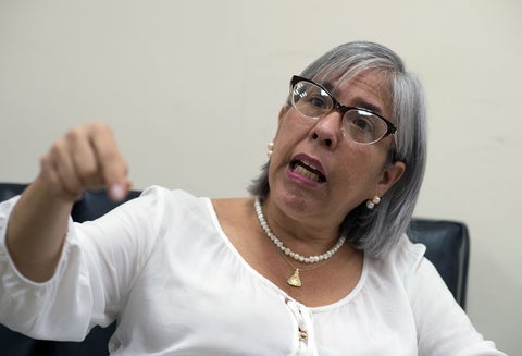 Norka Márquez, madre de Juan Guaidó