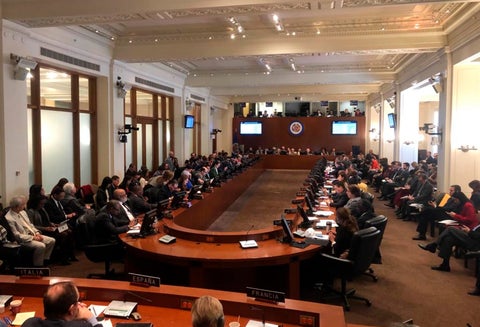 La OEA reunida en Washington