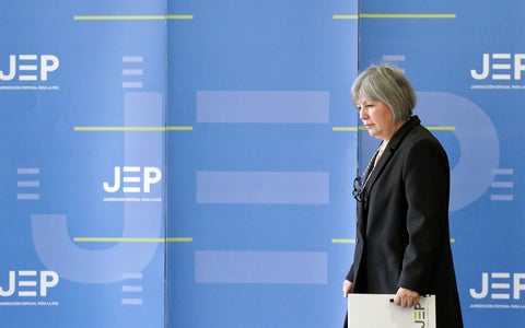 Patricia Linares, presidenta de la JEP.