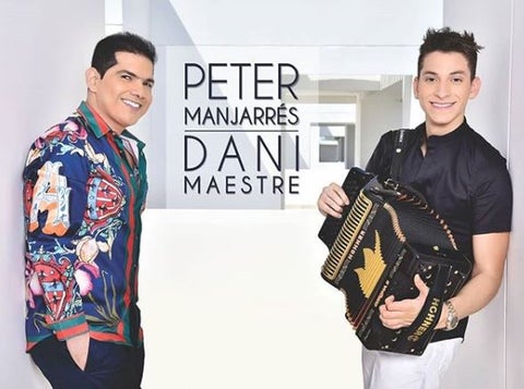 Peter Manjarrés y su nuevo acordeonero Daniel Maestre
