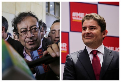 Gustavo Petro y Luis Felipe Henao