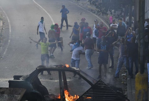 Protestas en Venezuela contra Nicolás Maduro y su nuevo mandato