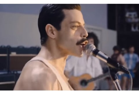 Rami Malek en Bohemian Rhapsody