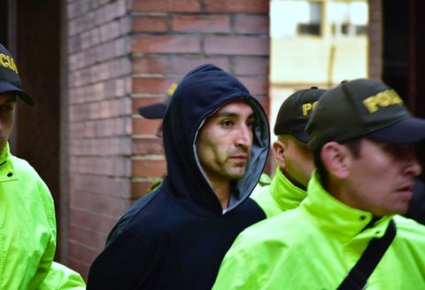 Ricardo Carvajal, presunto responsable de atentado en Bogotá.