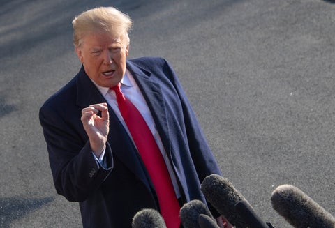 Donald Trump le podría apuntar a la reelección.