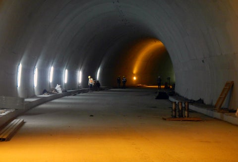 Las obras del Túnel de la Línea
