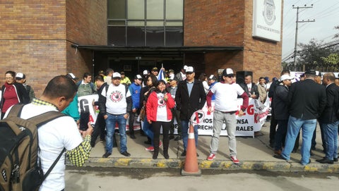 Protestas de escoltas de la UNP