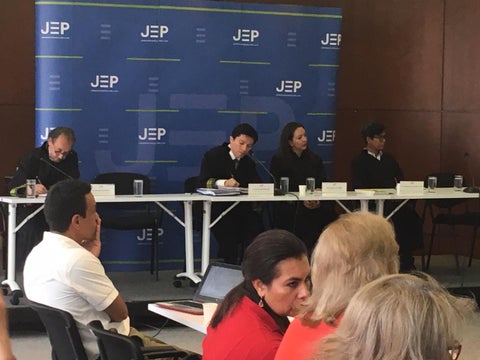 Audiencia en la JEP sobre protección de archivos del DAS