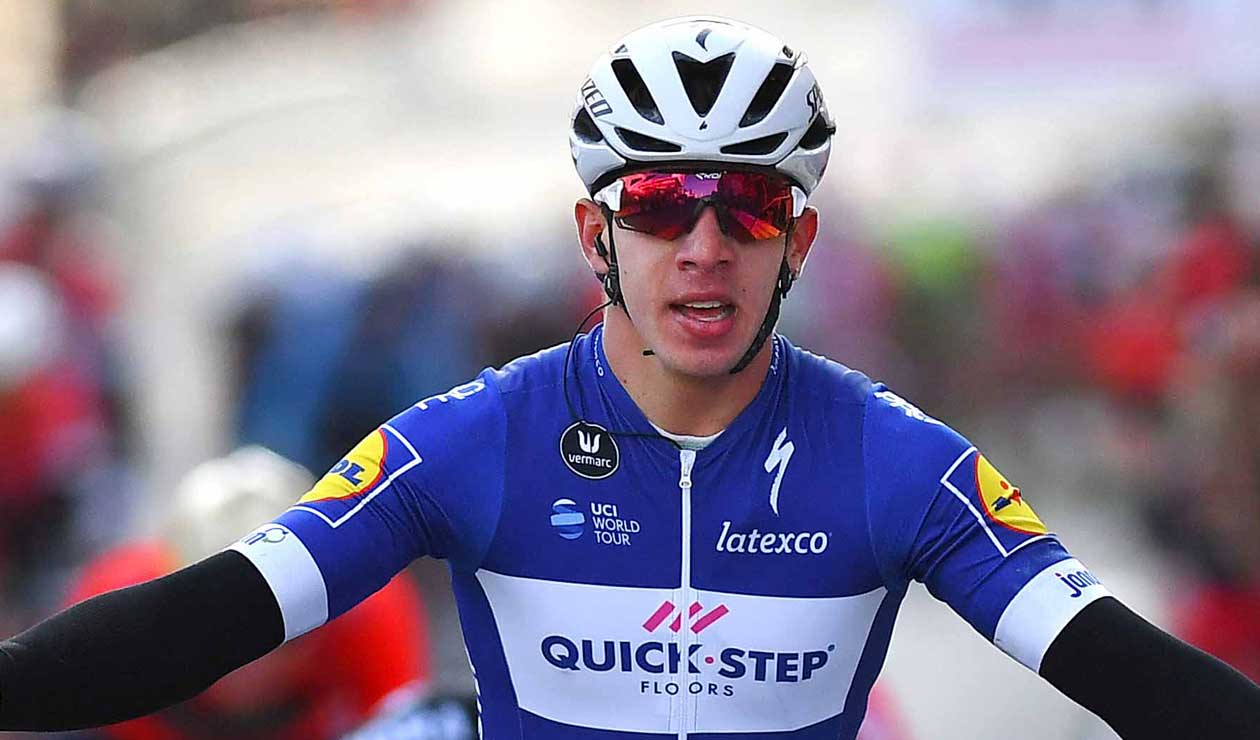 Álvaro Hodeg, líder de los esprinters en el Quick Step