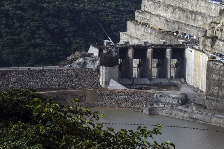 Proyecto hidroeléctrico Hidroituango, en Antioquia