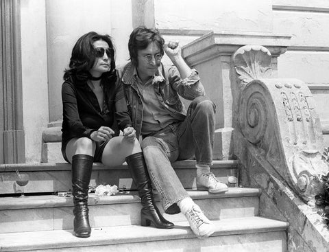 Yoko Ono y John Lennon