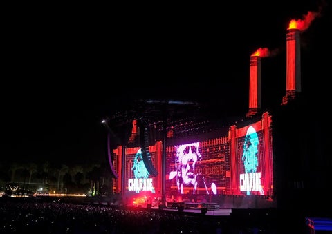 Roger Waters hizo una vehemente crítica a Donald Trump en sus conciertos de 2018 durante las canciones 'Dogs' y 'Pigs'