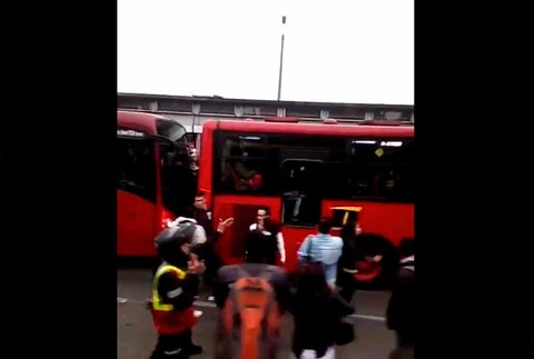 Bloqueo Transmilenio Tintal