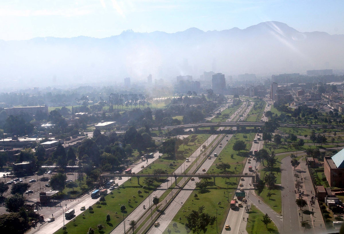 Panorámica de la ciudad de Bogotá