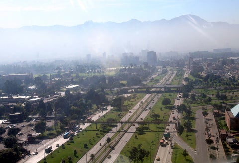 Panorámica de la ciudad de Bogotá
