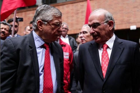 César Gaviria y Humberto de la Calle