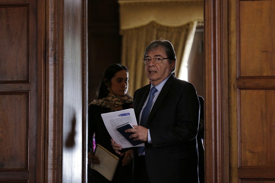 El canciller Carlos Holmes Trujillo