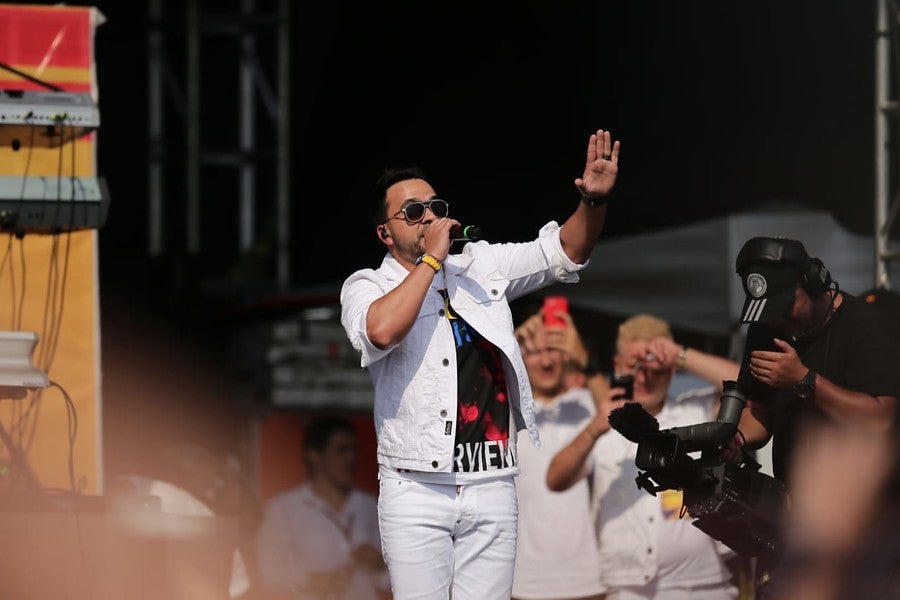 Luis Fonsi en el ‘Venezuela Aid Live’