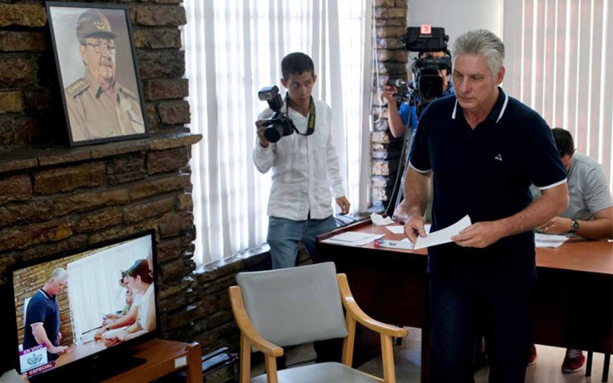 Miguel Diaz-Canel, presidente de Cuba