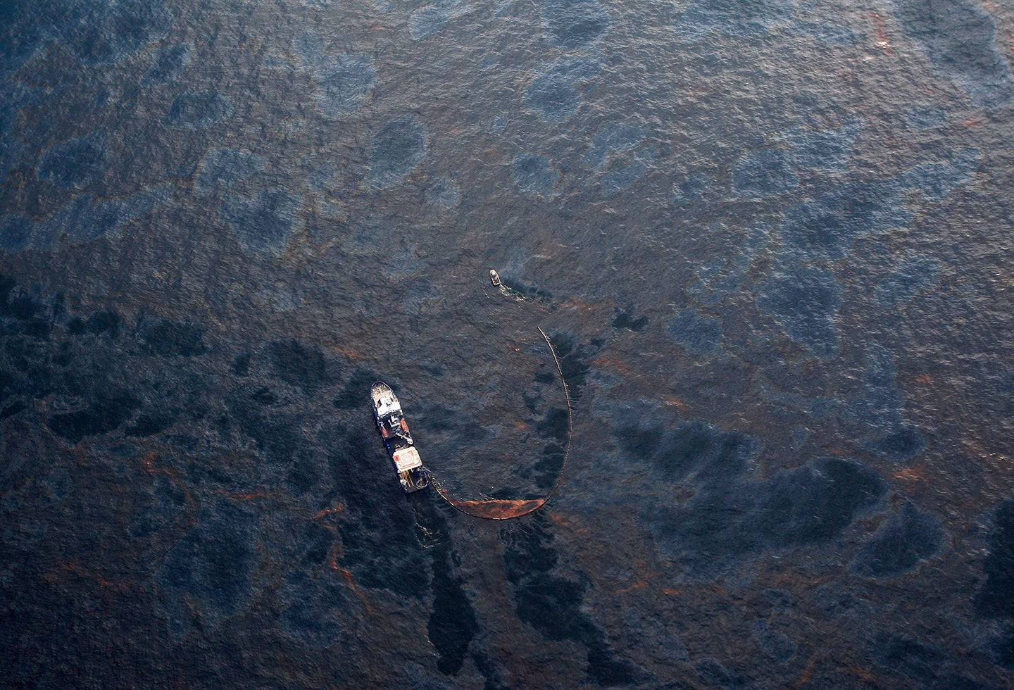 New Orleans, en inmediaciones del Golfo de México, el 28 de abril de 2010 tras el derrame de crudo