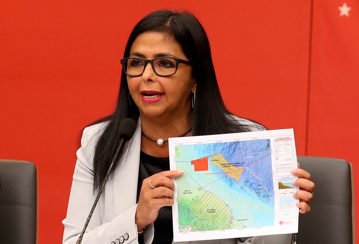 Delcy Rodríguez, vicepresidenta del gobierno de Nicolás Maduro