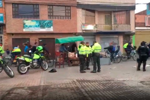 Vendedores ambulantes de Kennedy fueron desalojados