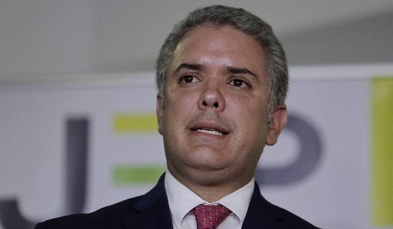 Presidente Iván Duque y JEP