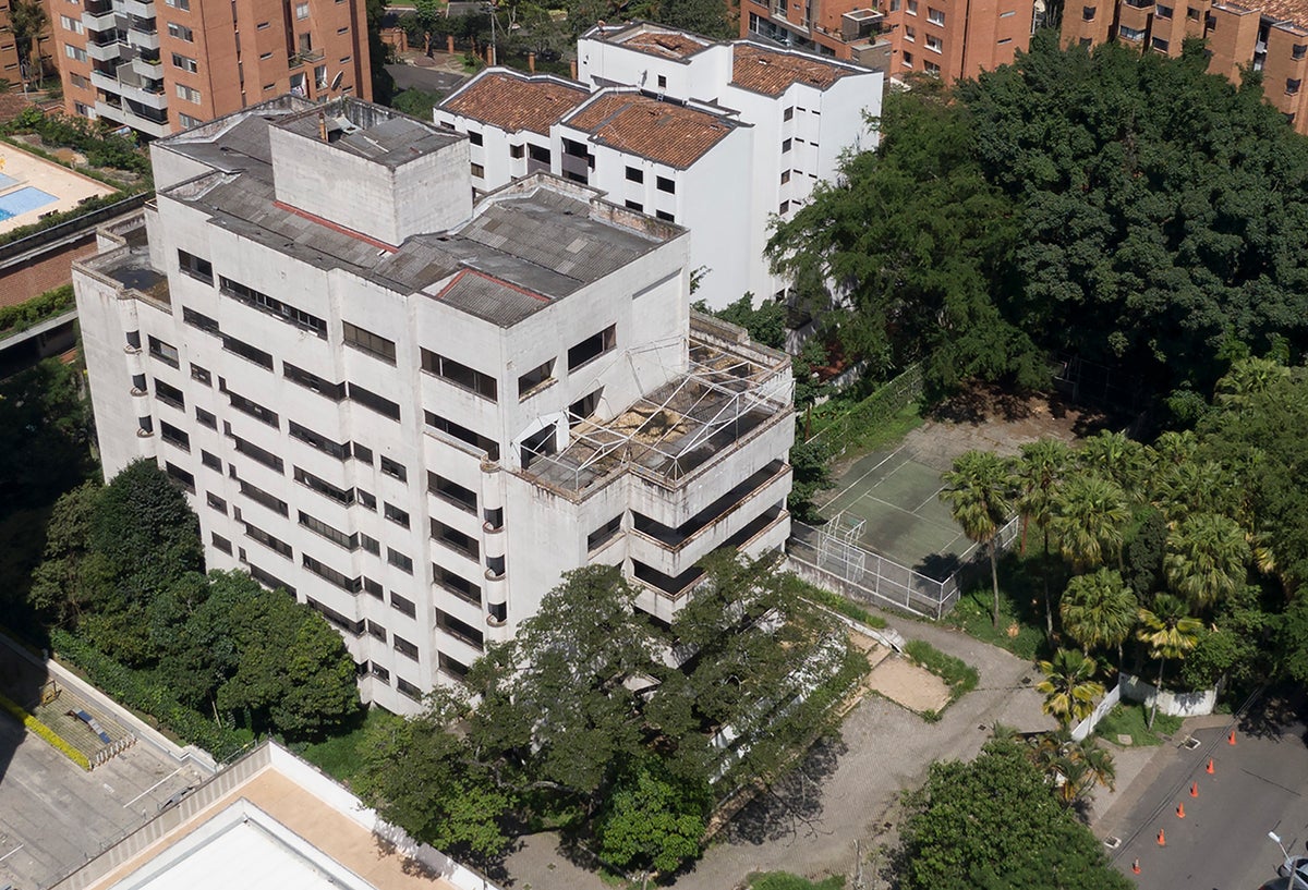 El edificio Mónaco, en El Poblado (Medellín)