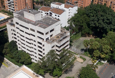 El edificio Mónaco, en El Poblado (Medellín)