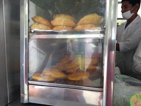 Algunas empanadas contienen harina, carne y pollo.