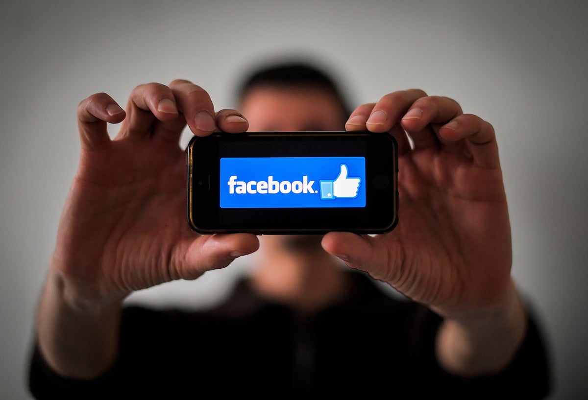 Facebook en un dispositivo móvil