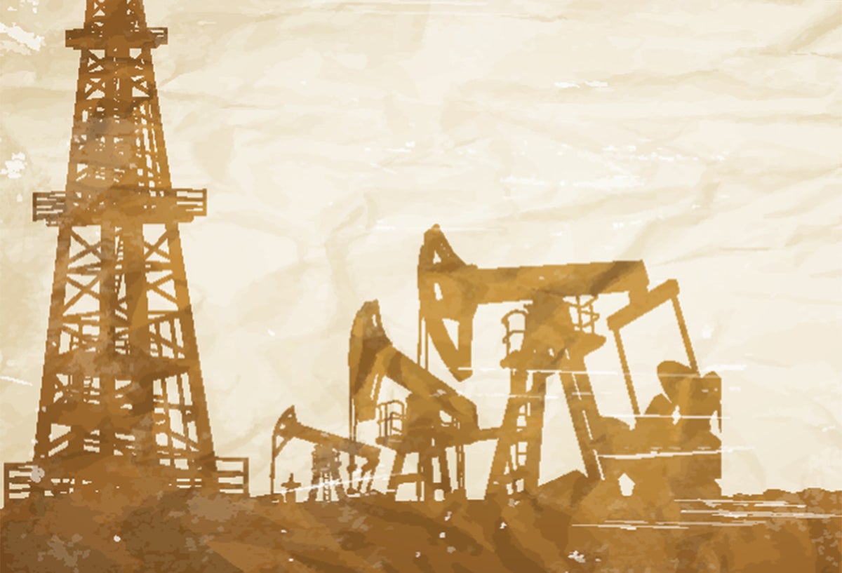 Foto de referencia de la actividad del fracking