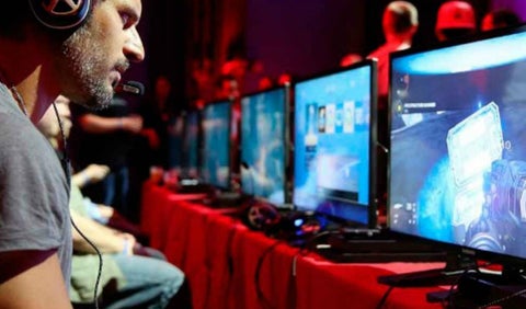 Gamer en competencia
