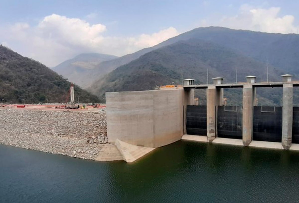 La central de Ituango, Hidroituango, en el departamento de Antioquia