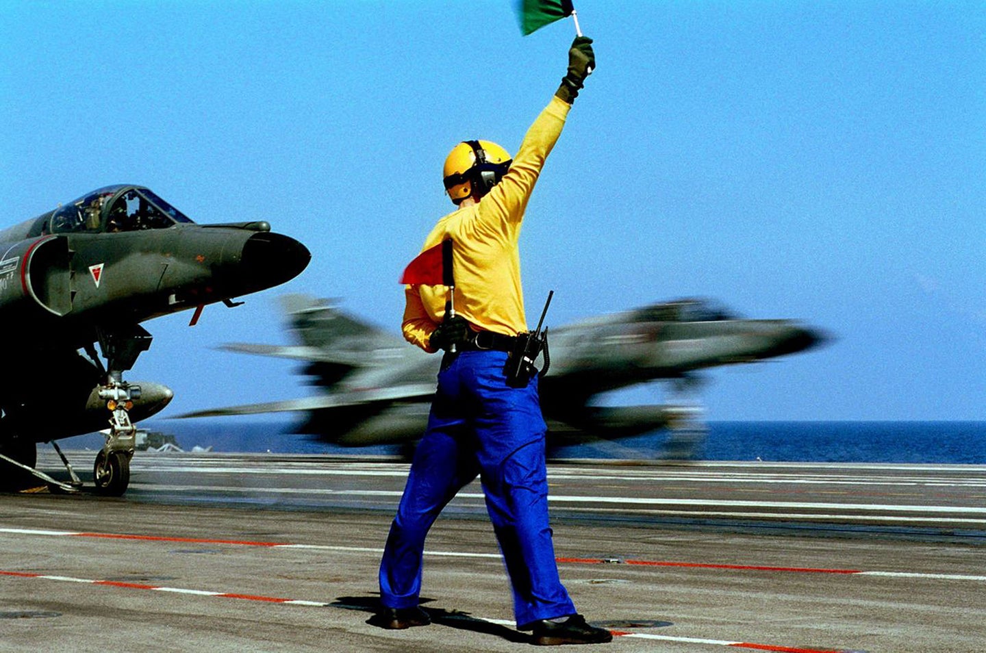 Imagen de referencia de un portaviones estadounidense