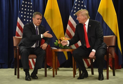 Iván Duque y Donald Trump