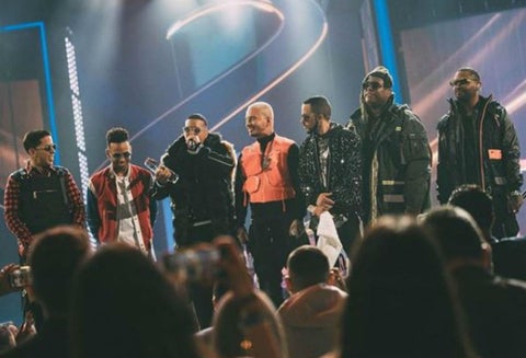Daddy Yankee y J Balvin en Premios Lo Nuestro