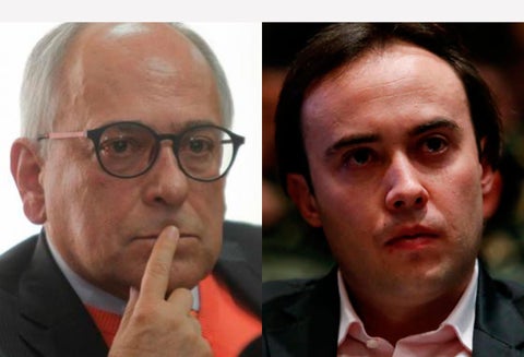 José Obdulio Gaviria y Nicolás Gaviria