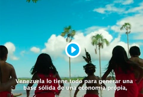 El video que Nicolás Maduro publicó en Twitter