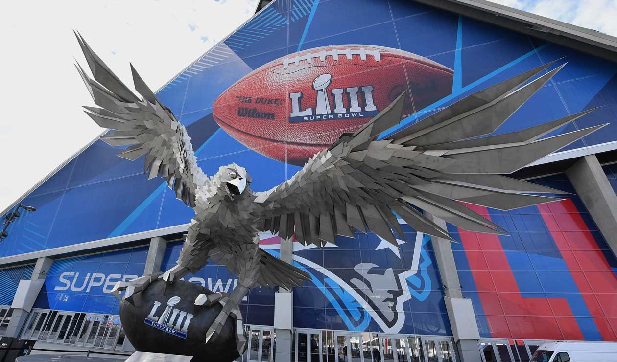 Mercedes Benz Stadium, sede del partido entre Patriots y Rams en el Super Bowl
