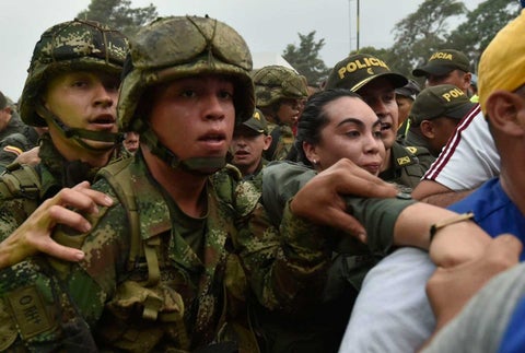 Militares que desertaron del ejército Venezolano
