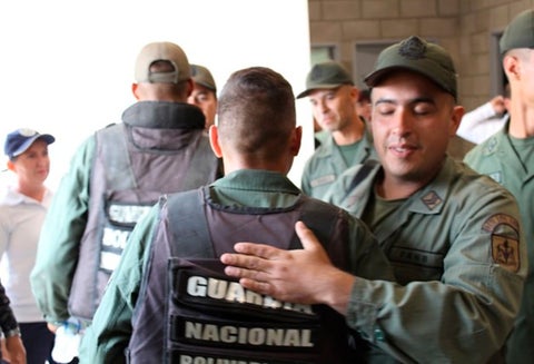 Militares venezolanos en Colombia