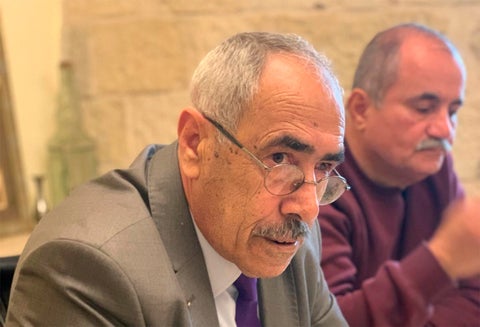 Mohamed Odeh, miembro del Comité palestino de Interacción con la Sociedad israelí