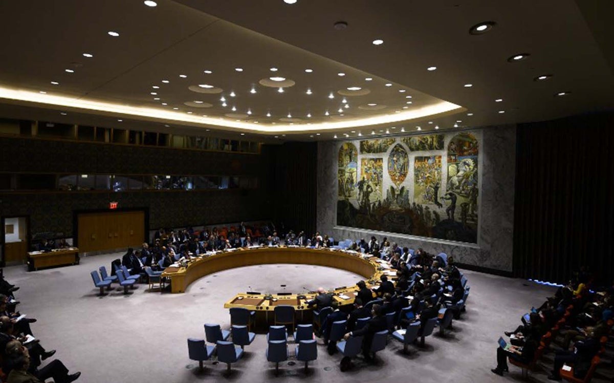 Consejo de seguridad de la ONU