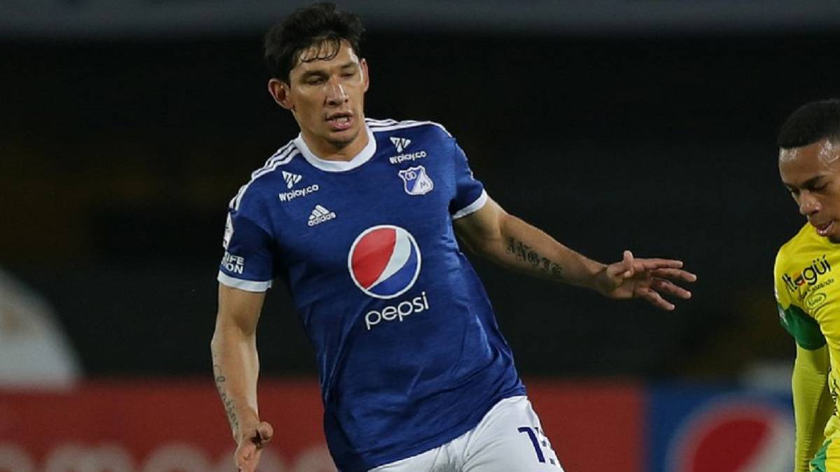 Roberto Ovelar, delantero de Millonarios