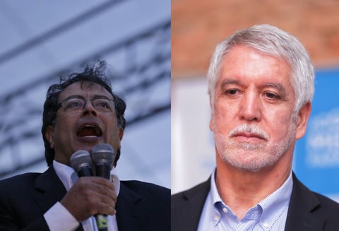 Gustavo Petro y Enrique Peñalosa