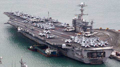 Portaaviones nuclear de la marina estadounidense