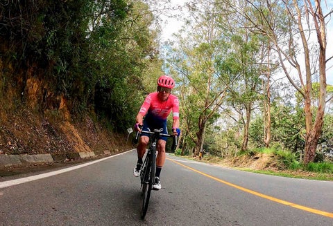Rigoberto Urán, primer líder del Tour Colombia 2.1
